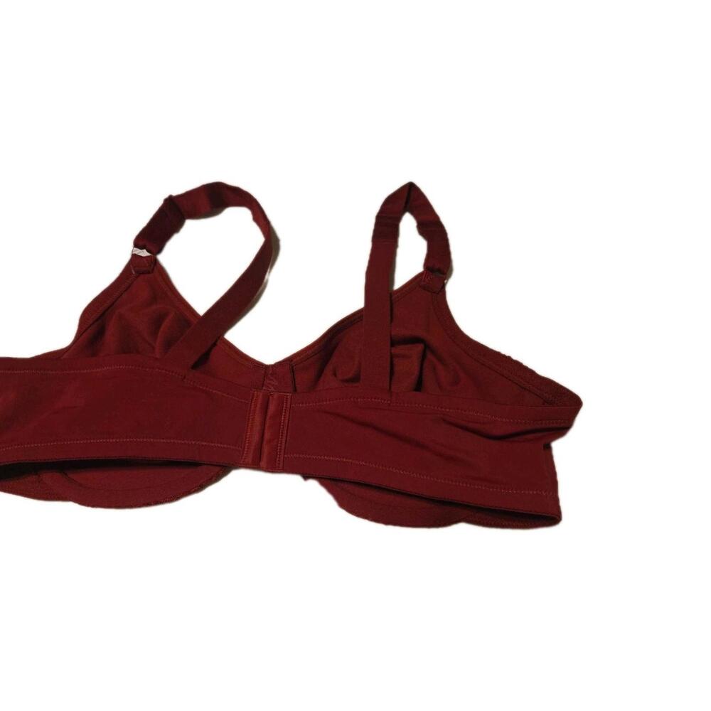 Olga ~ Women's Bra Gentle Lift Underwire Unlined  Red Vine ~ 40 C